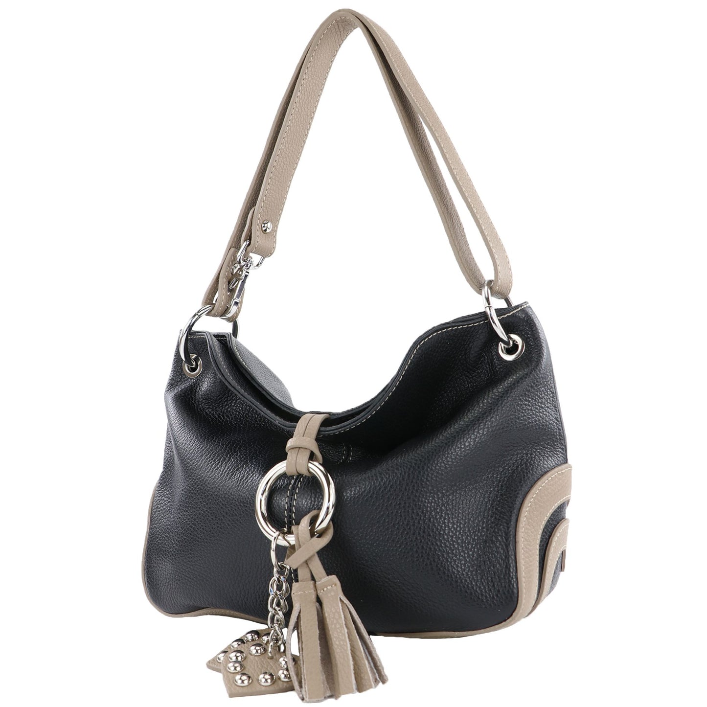 modamoda de - T10 -  ital. Leder Schultertasche Umhängetasche