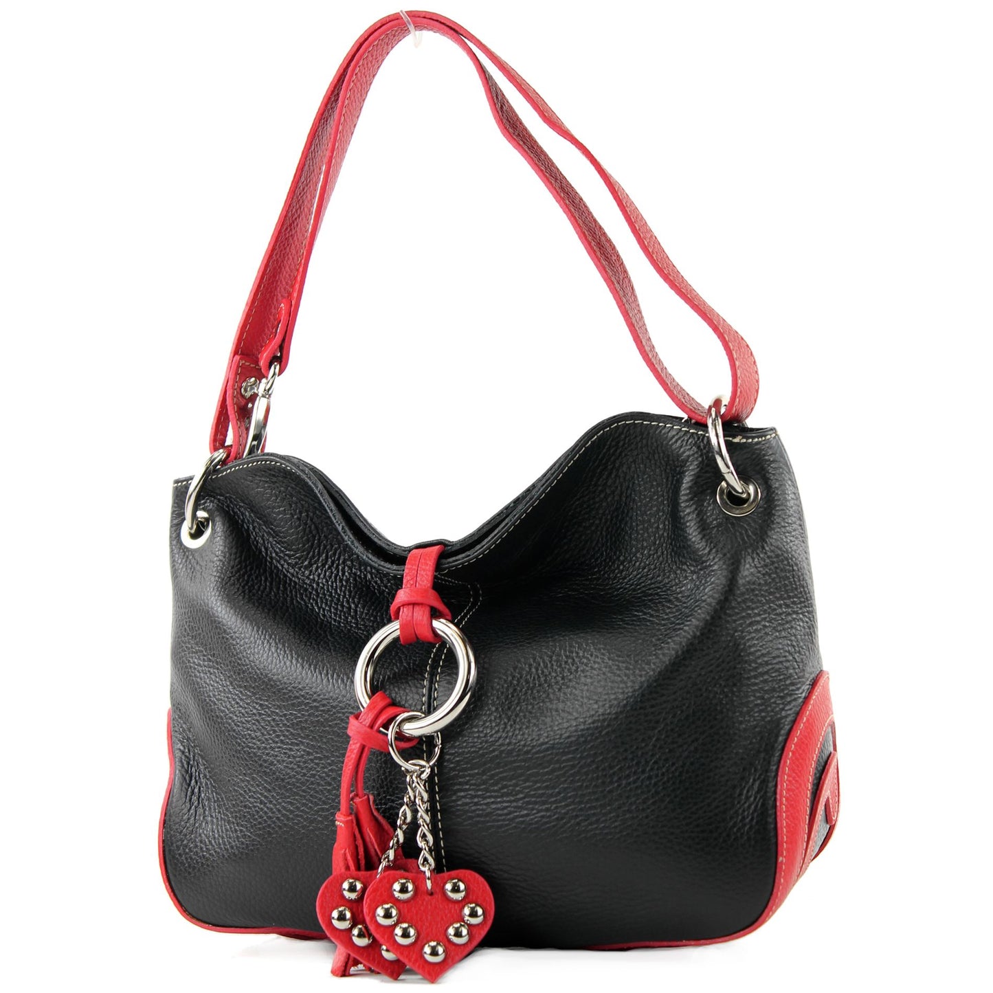 modamoda de - T10 -  ital. Leder Schultertasche Umhängetasche