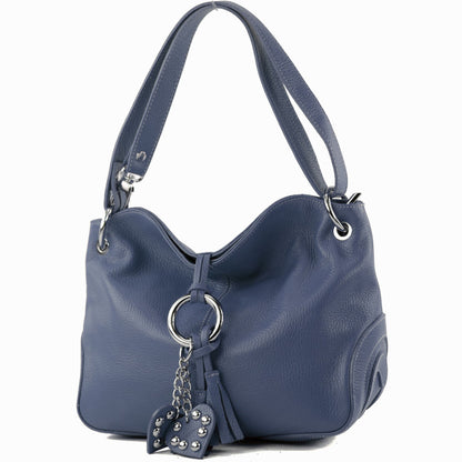 modamoda de - T10 -  ital. Leder Schultertasche Umhängetasche