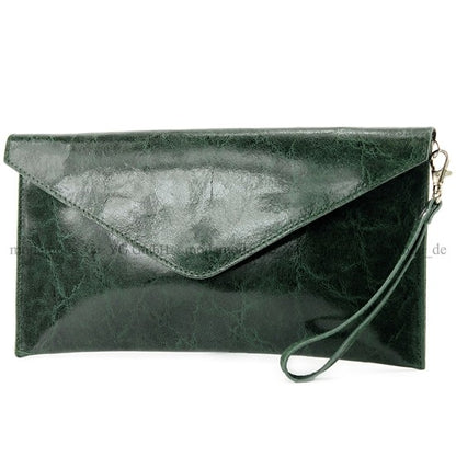 modamoda de - T106G -  ital Clutch Unterarmtasche Glattleder