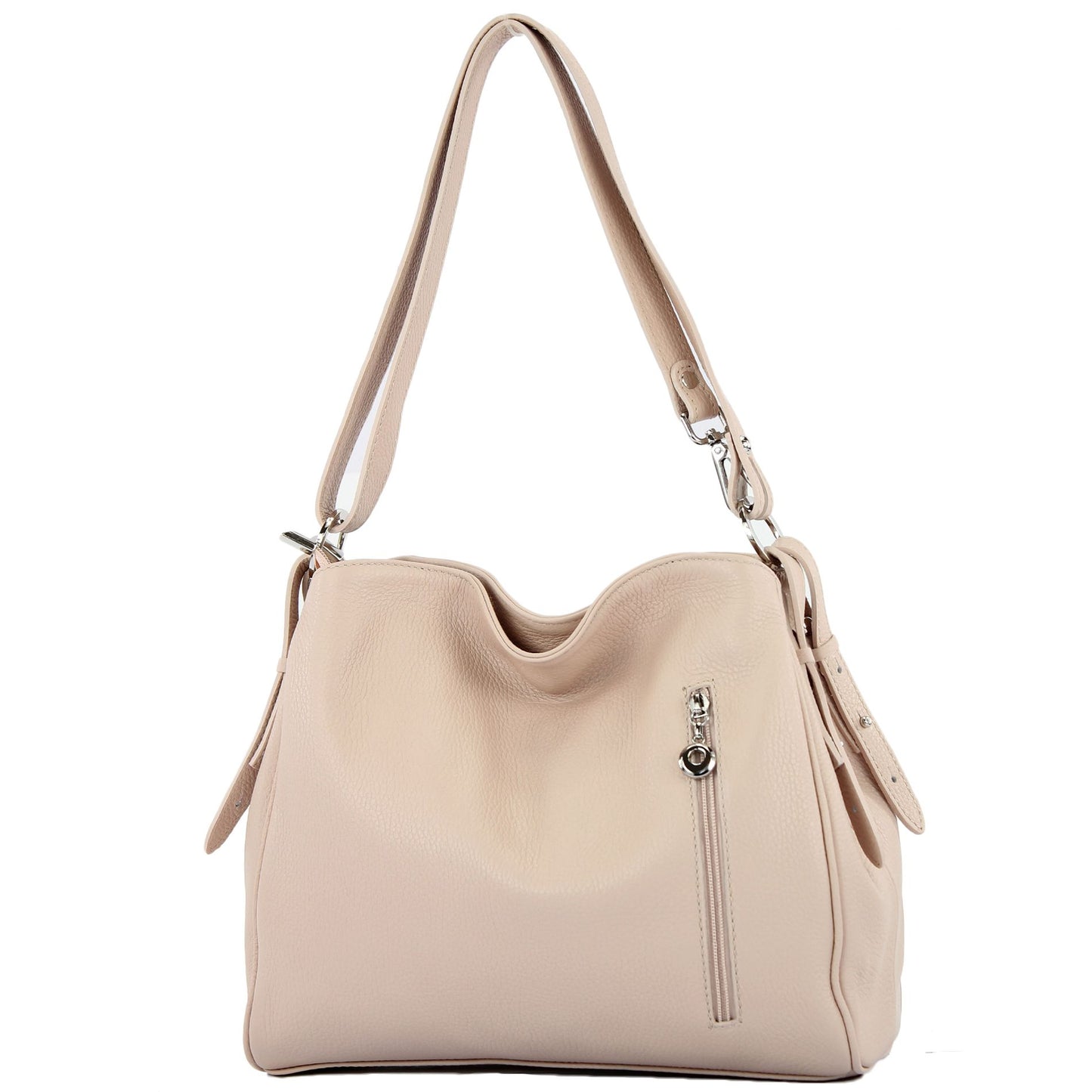 modamoda de T119 / T220 Damen Leder Schultertasche Umhängetasche 2 Größen handmade in Italy