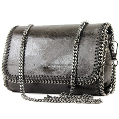modamoda de - T124 - ital. Clutch Pochette Unterarmtasche Abendtasche Leder