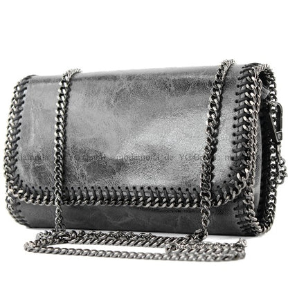 modamoda de - T124 - ital. Clutch Pochette Unterarmtasche Abendtasche Leder