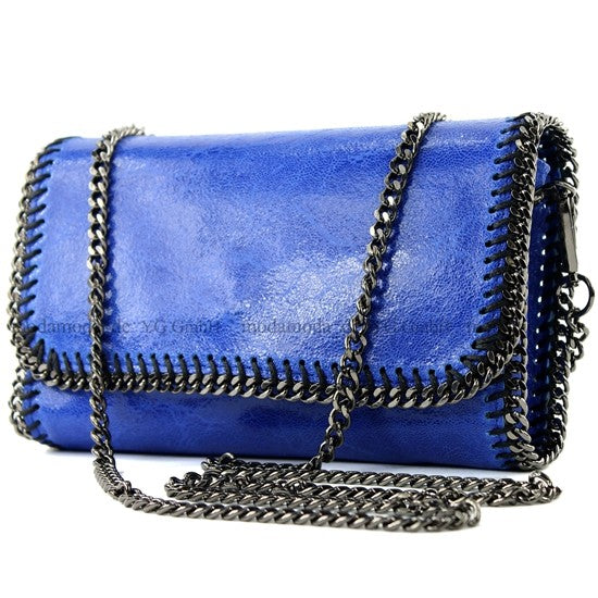 modamoda de - T124 - ital. Clutch Pochette Unterarmtasche Abendtasche Leder