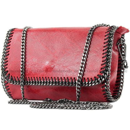 modamoda de - T124 - ital. Clutch Pochette Unterarmtasche Abendtasche Leder