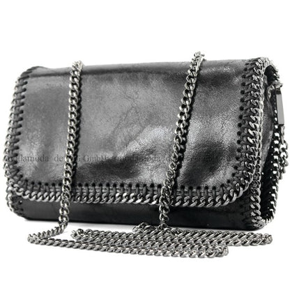 modamoda de - T124 - ital. Clutch Pochette Unterarmtasche Abendtasche Leder