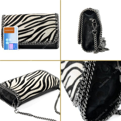 modamoda de - T124 - ital. Clutch Pochette Unterarmtasche Abendtasche Leder