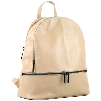 modamoda de T137 Damen Leder Rucksack Handtasche Medium handmade in Italy