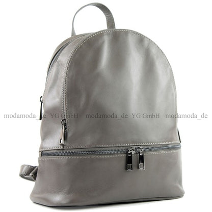 modamoda de T137 Damen Leder Rucksack Handtasche Medium handmade in Italy