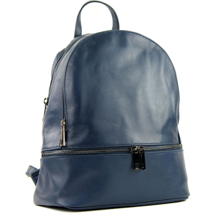 modamoda de T137 Damen Leder Rucksack Handtasche Medium handmade in Italy