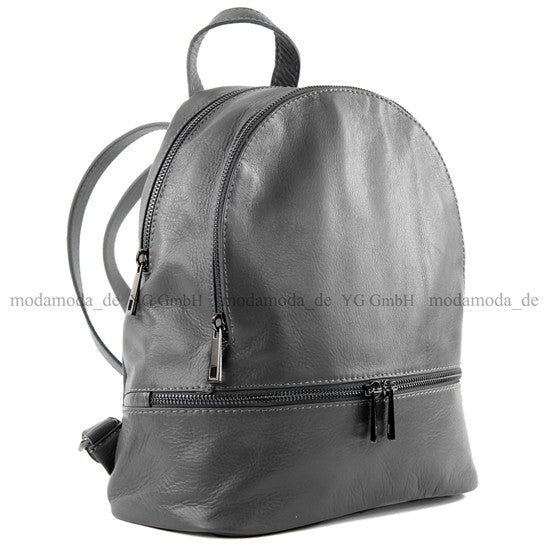 modamoda de T137 Damen Leder Rucksack Handtasche Medium handmade in Italy