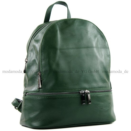 modamoda de T137 Damen Leder Rucksack Handtasche Medium handmade in Italy