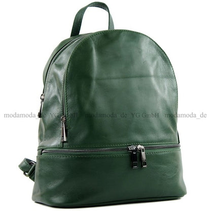 modamoda de T137 Damen Leder Rucksack Handtasche Medium handmade in Italy