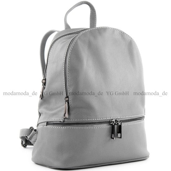 modamoda de T137 Damen Leder Rucksack Handtasche Medium handmade in Italy