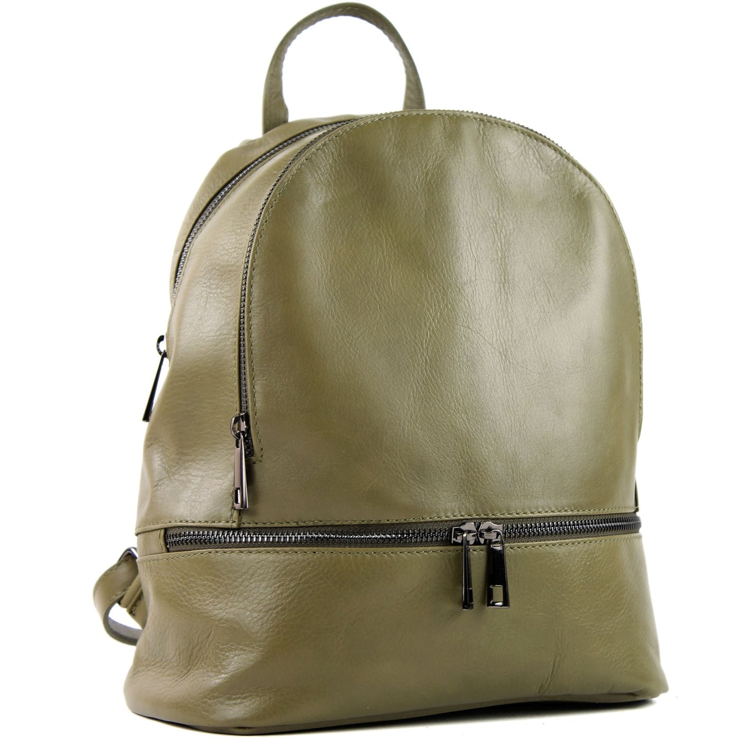 modamoda de T137 Damen Leder Rucksack Handtasche Medium handmade in Italy