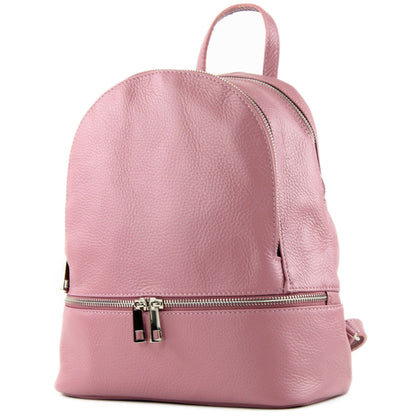 modamoda de T137 Damen Leder Rucksack Handtasche Medium handmade in Italy