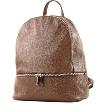 modamoda de T137 Damen Leder Rucksack Handtasche Medium handmade in Italy