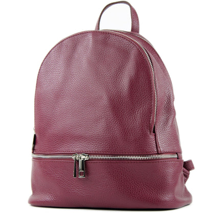 modamoda de T137 Damen Leder Rucksack Handtasche Medium handmade in Italy