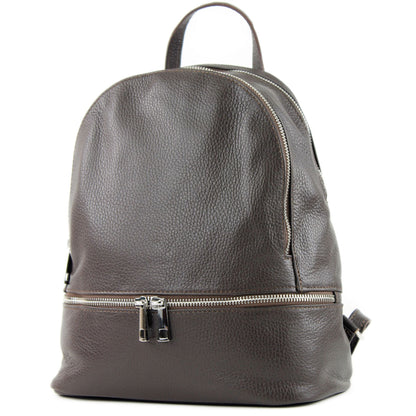 modamoda de T137 Damen Leder Rucksack Handtasche Medium handmade in Italy