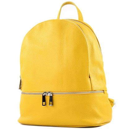 modamoda de T137 Damen Leder Rucksack Handtasche Medium handmade in Italy