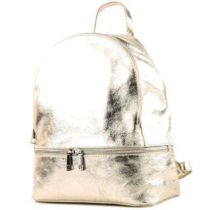 modamoda de T137 Damen Leder Rucksack Handtasche Medium handmade in Italy