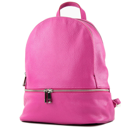 modamoda de T137 Damen Leder Rucksack Handtasche Medium handmade in Italy