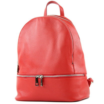 modamoda de T137 Damen Leder Rucksack Handtasche Medium handmade in Italy