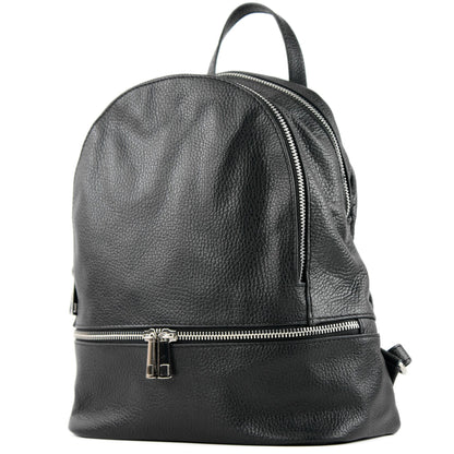modamoda de T137 Damen Leder Rucksack Handtasche Medium handmade in Italy