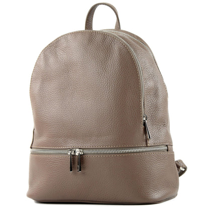 modamoda de T137 Damen Leder Rucksack Handtasche Medium handmade in Italy