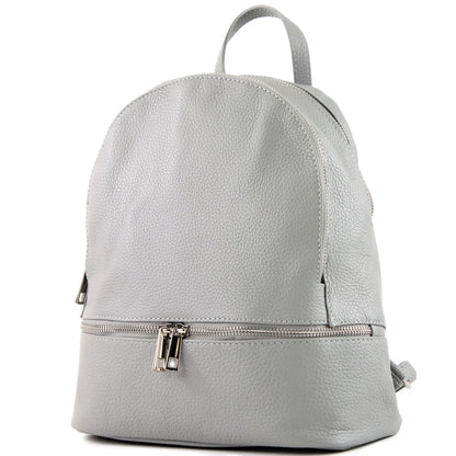 modamoda de T137 Damen Leder Rucksack Handtasche Medium handmade in Italy