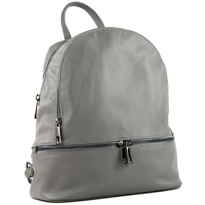 modamoda de T137 Damen Leder Rucksack Handtasche Medium handmade in Italy
