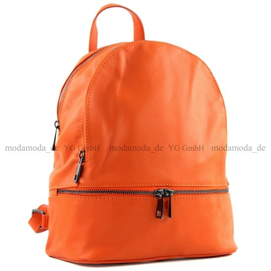 modamoda de T137 Damen Leder Rucksack Handtasche Medium handmade in Italy