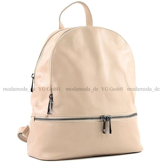 modamoda de T137 Damen Leder Rucksack Handtasche Medium handmade in Italy