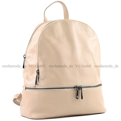 modamoda de T137 Damen Leder Rucksack Handtasche Medium handmade in Italy