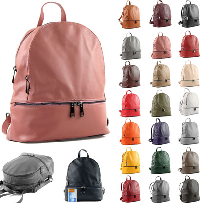 modamoda de T137 Damen Leder Rucksack Handtasche Medium handmade in Italy