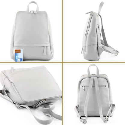 modamoda de T138 Damen Leder Rucksack Handtasche handmade in Italy
