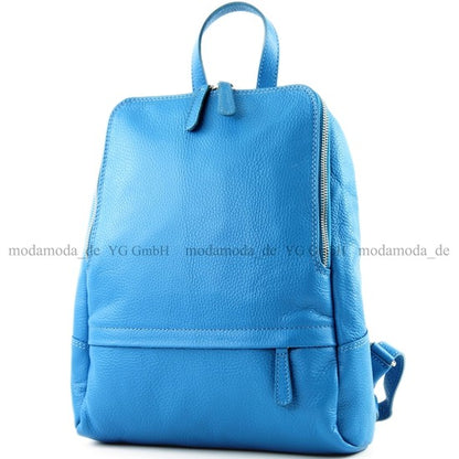 modamoda de T138 Damen Leder Rucksack Handtasche handmade in Italy