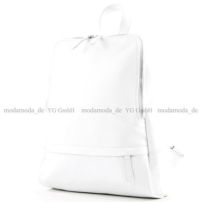 modamoda de T138 Damen Leder Rucksack Handtasche handmade in Italy