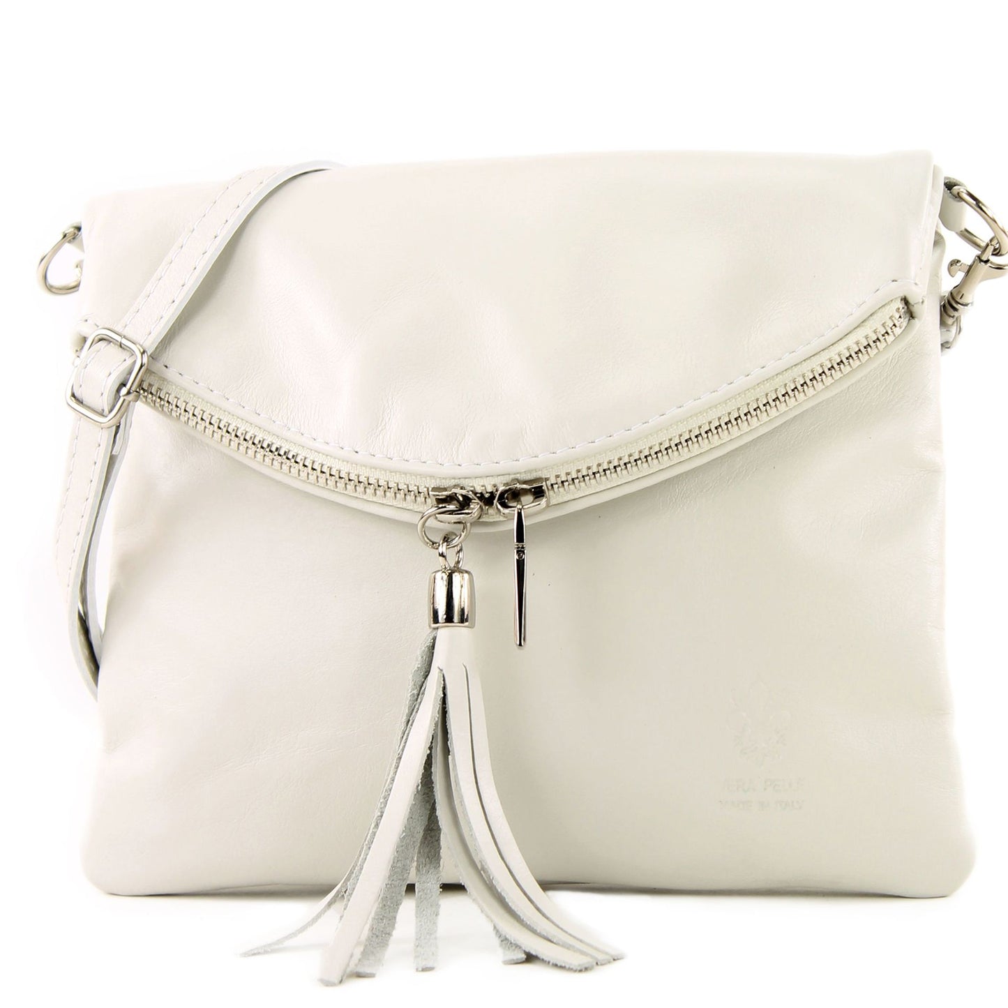 modamoda de T07 / T139 Damen Leder Umhängetasche, Klein, 2 Modelle, handmade in Italy