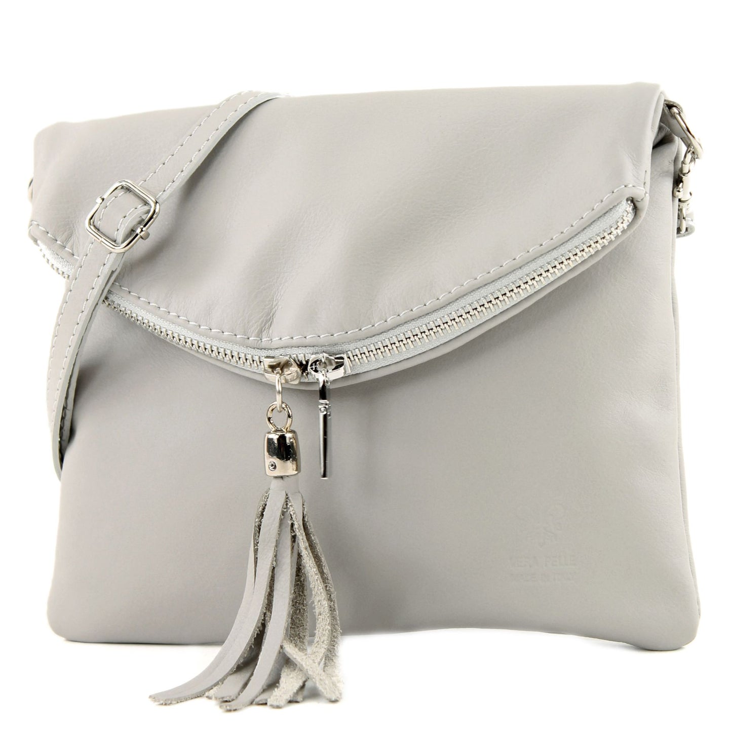 modamoda de T07 / T139 Damen Leder Umhängetasche, Klein, 2 Modelle, handmade in Italy