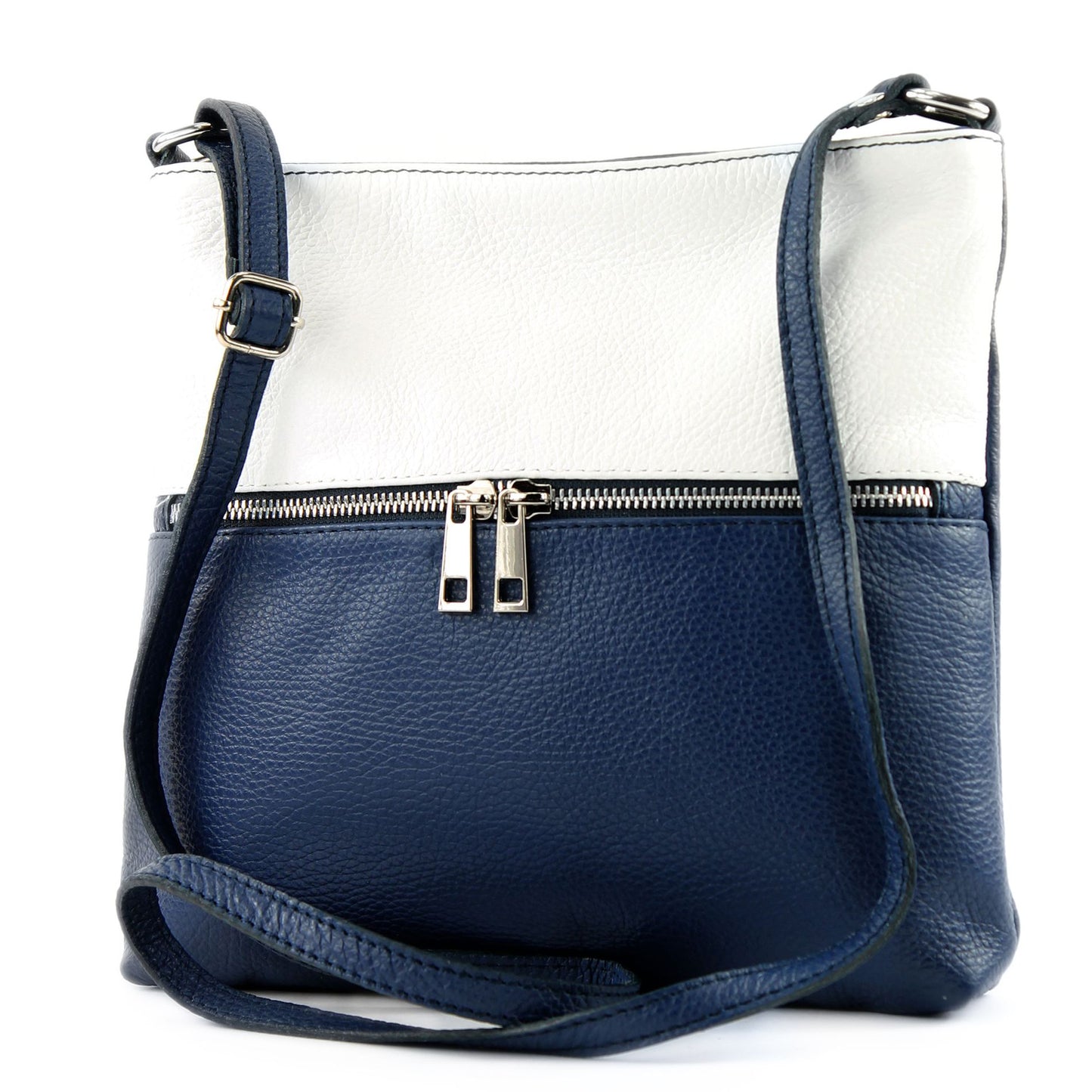 modamoda de T144 Damen Leder Umhängetasche Schultertasche Messenger bag handmade in Italy