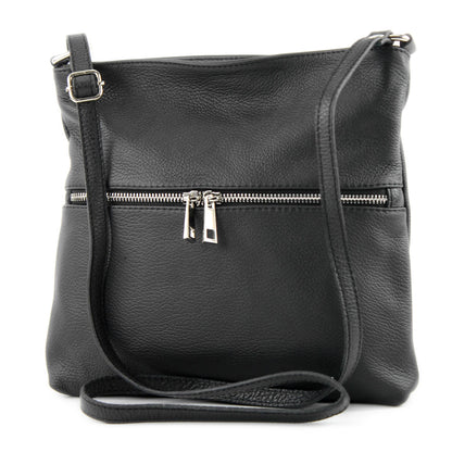 modamoda de T144 Damen Leder Umhängetasche Schultertasche Messenger bag handmade in Italy