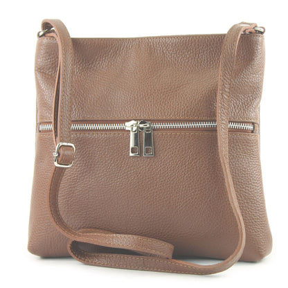 modamoda de T144 Damen Leder Umhängetasche Schultertasche Messenger bag handmade in Italy