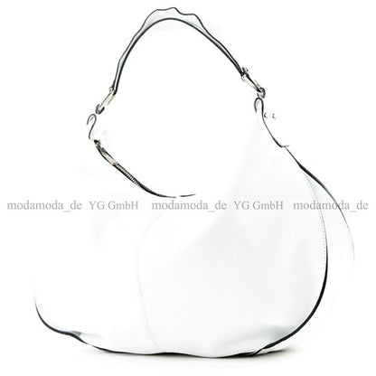 modamoda de - T149 - ital Henkeltasche Schultertasche aus Leder