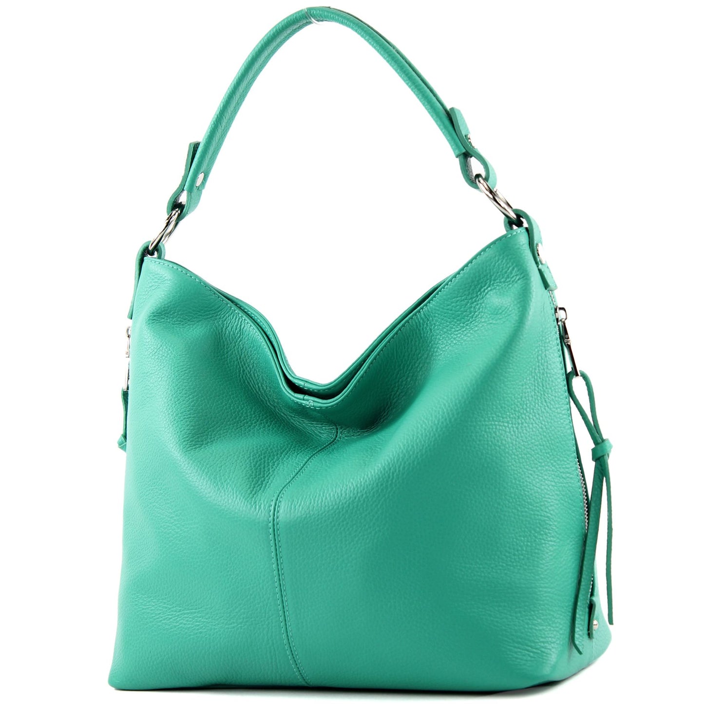modamoda de T160 Damen Leder Schultertasche Henkeltasche Large handmade in Italy