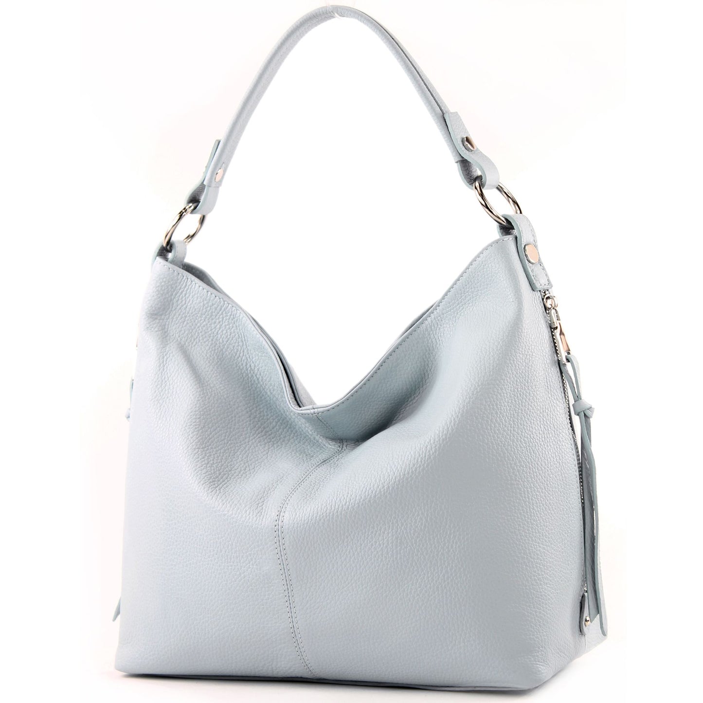 modamoda de T160 Damen Leder Schultertasche Henkeltasche Large handmade in Italy