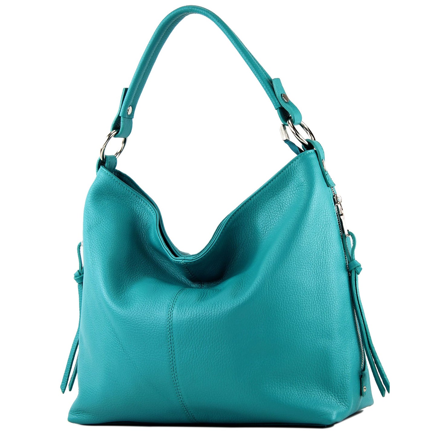 modamoda de T160 Damen Leder Schultertasche Henkeltasche Large handmade in Italy