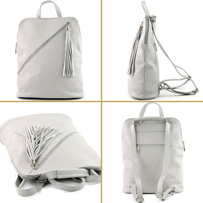 modamoda de T161 Damen Leder Rucksack Handtasche handmade in Italy