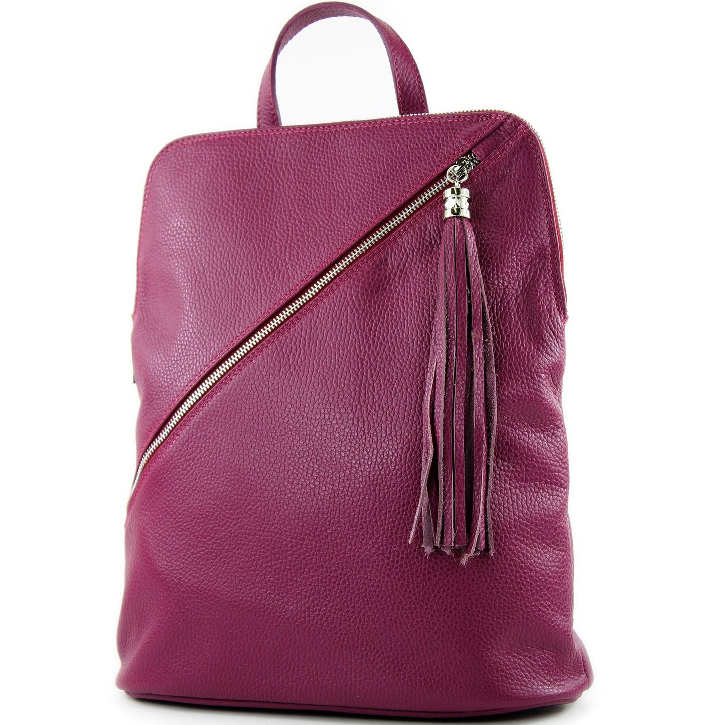 modamoda de T161 Damen Leder Rucksack Handtasche handmade in Italy