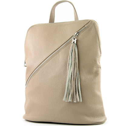 modamoda de T161 Damen Leder Rucksack Handtasche handmade in Italy